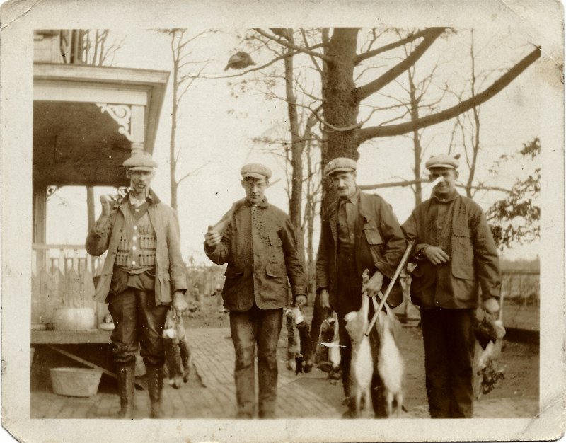 Hunting on the Bennett Farm - November 1927 
