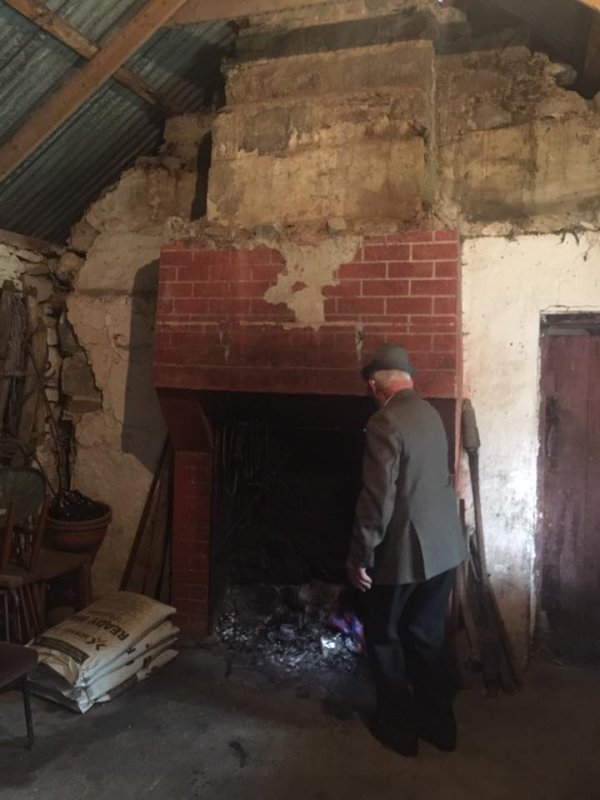 Kitchen in Mohill, Ireland House That Maw Bennett Was Born In.