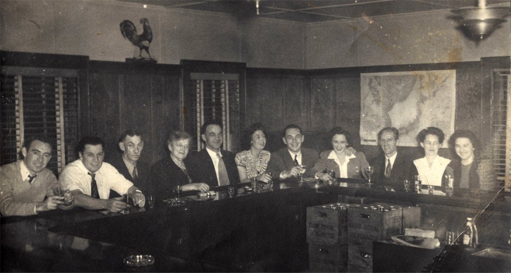 Party for John Bennett after his return from WW 2